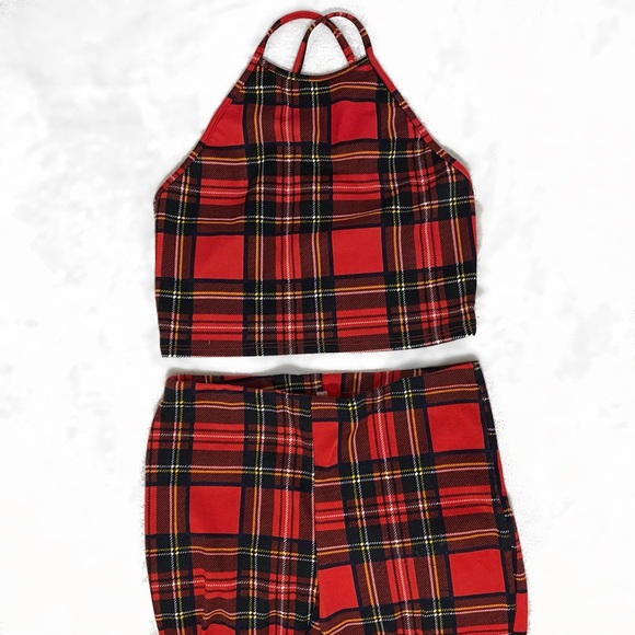 Two piece Plaid Set - Picture 3 of 5